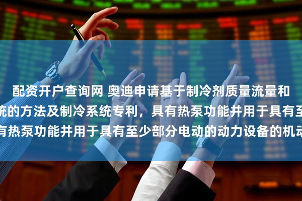 配资开户查询网 奥迪申请基于制冷剂质量流量和子质量流量运行制冷系统的方法及制冷系统专利，具有热泵功能并用于具有至少部分电动的动力设备的机动车